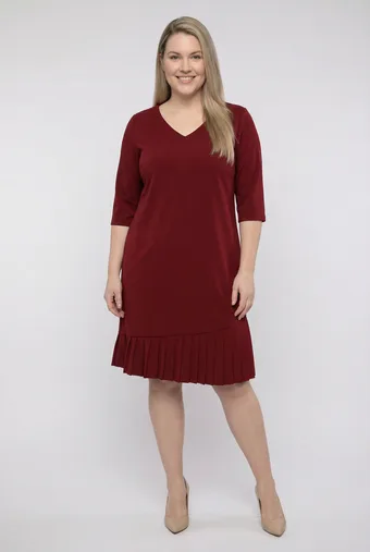 Bordo haljina s volanima