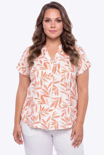 Bluza s narančastim listovima