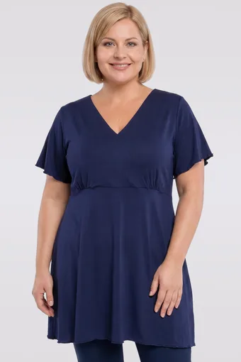 Bijela tunika s cirkonima